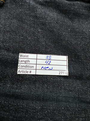 Tu® Waist: 38" | Black | Denim Pants | Poly - Cotton - Elastane | 2733 - Genuine Maal
