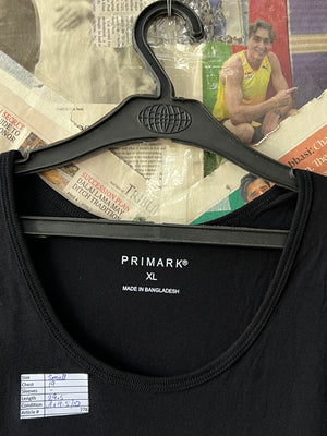 Primark® Small | Chest: 19" | Black | Tango | 778 - Genuine Maal