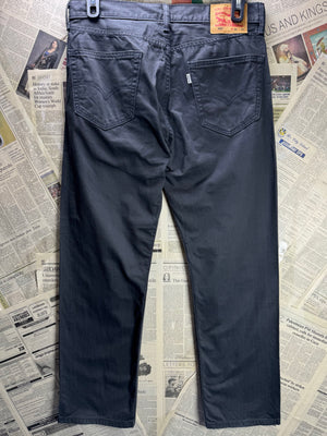 Le*i's® Waist: 34" | Black | Denim Pants | Cotton | 2450 - Genuine Maal