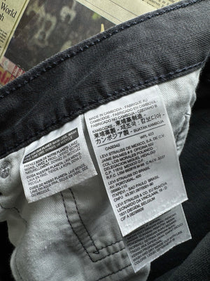 Le*i's® Waist: 34" | Black | Denim Pants | Cotton | 2450 - Genuine Maal