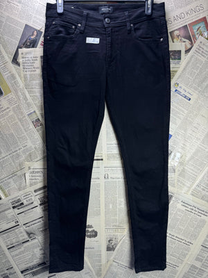 Jack & Jones® Waist: 32" | Black | Skinny Fit Denim Pants | Cotton - Elastane | 2474 - Genuine Maal