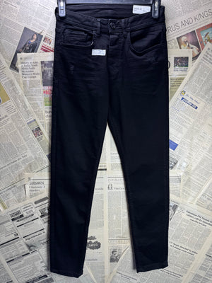 Denim Co.® Waist: 28" to 30" | Black | Slim Fit Denim Pants | Cotton - Elastane - Lycra | 2734 - Genuine Maal