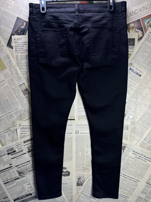 Asos® Waist: 36" to 38" | Black | Denim Pants | Poly - Cotton - Elastane | 2726 - Genuine Maal
