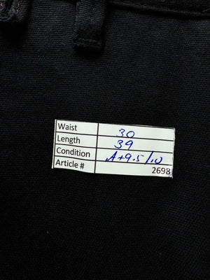 Zara® Waist: 30" | Black | Chino Pant | Poly - Viscose - Elastane | 2698 - Genuine Maal