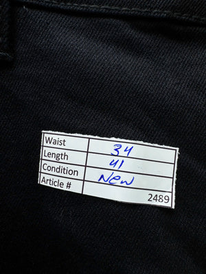 Next® Waist: 34" | Black | Slim Fit Denim Pants | Cotton - Elastane | 2489 - Genuine Maal