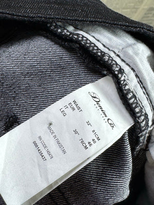 Denim Co.® Waist: 32" | Black | Skinny Fit Denim Pants | Poly - Cotton - Elastane | 2473 - Genuine Maal