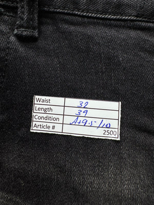 Avenzi Jeans® Waist: 32" | Black | Distressed Denim Pants | Poly - Cotton - Elastane | 2500 - Genuine Maal