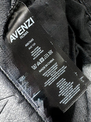 Avenzi Jeans® Waist: 32" | Black | Distressed Denim Pants | Poly - Cotton - Elastane | 2500 - Genuine Maal