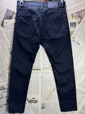 M&S® Waist: 30" | Black | Slim Fit Denim Pants | Cotton - Elastane | 2720 - Genuine Maal