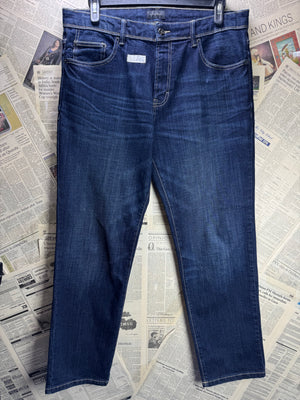 Kindred® Waist: 36" | Blue | Straight Fit Denim Pants | Cotton - Elastane | 2460 - Genuine Maal