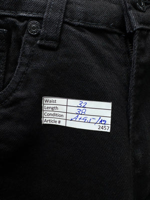 Charcoal® Waist: 32" | Black | Denim Pants | Cotton - Elastane | 2457 - Genuine Maal