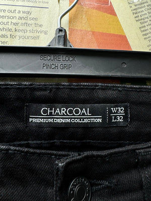 Charcoal® Waist: 32" | Black | Denim Pants | Cotton - Elastane | 2457 - Genuine Maal