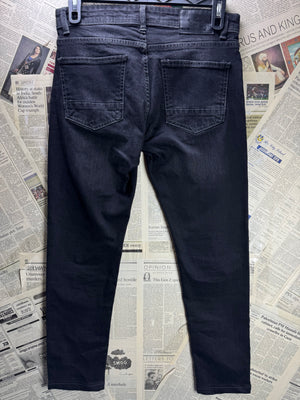 Charcoal® Waist: 32" | Black | Denim Pants | Cotton - Elastane | 2738 - Genuine Maal