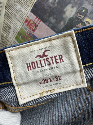 Holister® Waist: 28" | Blue | Super Skinny Denim Pants | Cotton - Elastane | 2455 - Genuine Maal