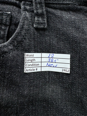 ERSDGG® Waist: 28" | Black | Denim Pants | Cotton - Spandex | 2462 - Genuine Maal
