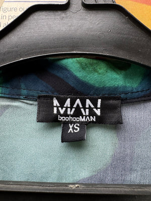 MAN® Small | Chest: 24" | Green | Shirt | Polyester | 4666 - Genuine Maal
