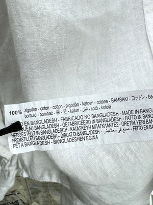 Zara® Small | Chest: 21" | White | Shirt | Cotton | 4657 - Genuine Maal