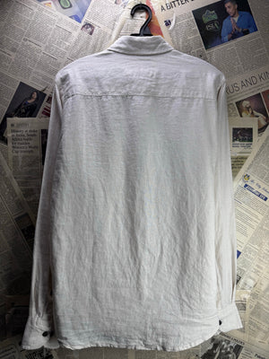 Zara® Small | Chest: 21" | White | Shirt | Cotton | 4484 - Genuine Maal