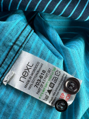 Next® XS | Chest: 18" | Stripes | Shirt | Cotton | 4658 - Genuine Maal
