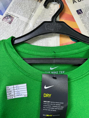 N*ke® XL | Chest: 25" | Green | Sports Dri - Fit T-Shirt | Poly | 3317 - Genuine Maal