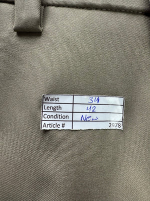 Haggar® Waist: 34" | Khaki | Straight Fit Golf Pants | Polyester | 2978 - Genuine Maal