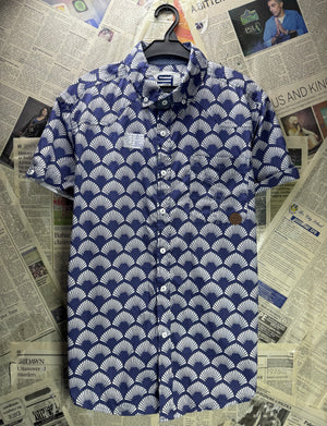 Smith & Jones® Small | Chest: 21" | Blue | Shirt | Cotton | 4845 - Genuine Maal
