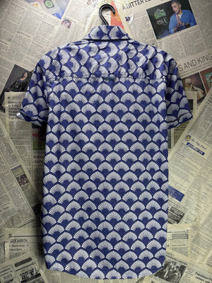 Smith & Jones® Small | Chest: 21" | Blue | Shirt | Cotton | 4845 - Genuine Maal