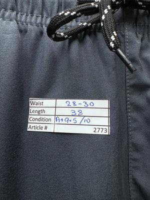 ® Waist: 28" to 30" | Black | Gym Trousers | Poly - Elastane | 2773 - Genuine Maal