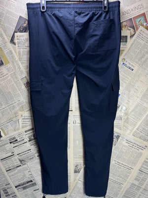 MAN® Waist: 38" to 40" | Black | Gym Cargo Trousers | Poly - Elastane | 2776 - Genuine Maal