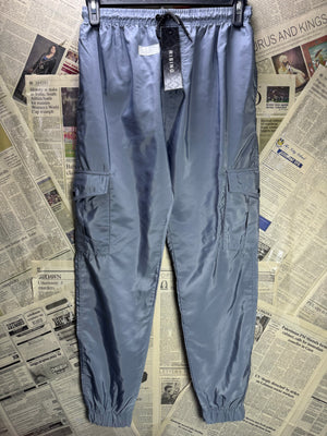 Rising® Waist: 28" to 30" | Silver | Cargo Trousers | Polyester | 2765 - Genuine Maal