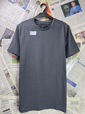 Primark® XS | Chest: 18.5" | Dark Grey | T-Shirt | Cotton - Poly - Elastane | 3711 - Genuine Maal