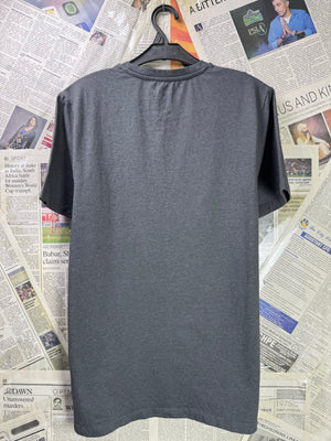 Primark® XS | Chest: 18.5" | Dark Grey | T-Shirt | Cotton - Poly - Elastane | 3711 - Genuine Maal