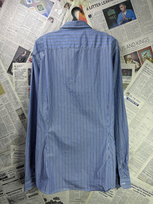 Next® L/XL | Chest: 24.5" | Blue Stripe | Shirt | Cotton | 3698 - Genuine Maal