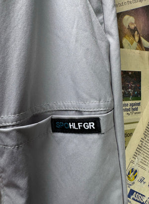 Spohlfgr® Waist: 34" to 36" | Silver | Gym Trousers | Poly - Spandex | 2999 - Genuine Maal