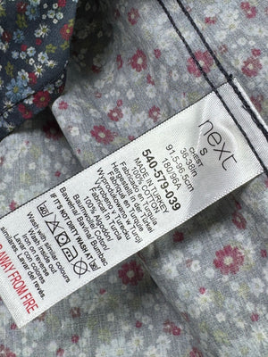 Next® Small | Chest: 20" | Floral | Slim Fit Shirt | Cotton | 4838 - Genuine Maal