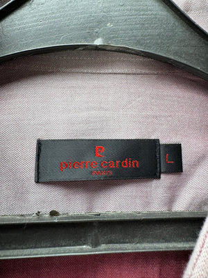Pierre Cardin® Large | Chest: 23" | Pink | Shirt | Cotton | 4651 - Genuine Maal