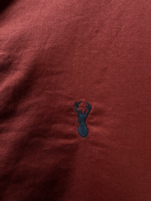 Next® Small | Chest: 20" | Red | Slim Fit Shirt | Cotton - Elastane | 4837 - Genuine Maal