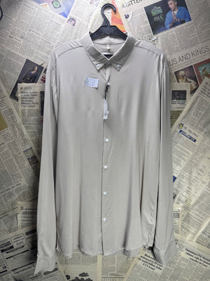 River Island® Large | Chest: 23" | Khaki | Shirt | Viscose | 4486 - Genuine Maal
