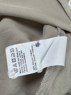 River Island® Large | Chest: 23" | Khaki | Shirt | Viscose | 4486 - Genuine Maal
