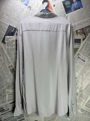 River Island® Large | Chest: 23" | Khaki | Shirt | Viscose | 4486 - Genuine Maal
