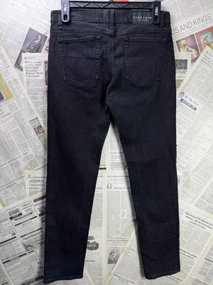 Five Four® Waist: 32" to 34" | Faded Black | Slim Fit Denim Pants | Cotton - Spandex | 1347 - Genuine Maal