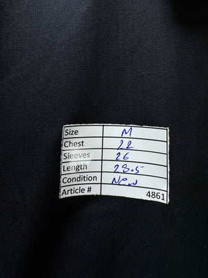 Primark® Medium | Chest: 22" | Black | Collar: 15.5" Regular Fit Shirts | Poly - Cotton | 4861 - Genuine Maal