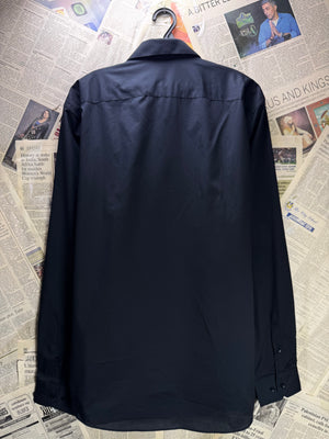 Primark® Medium | Chest: 22" | Black | Collar: 15.5" Regular Fit Shirts | Poly - Cotton | 4861 - Genuine Maal