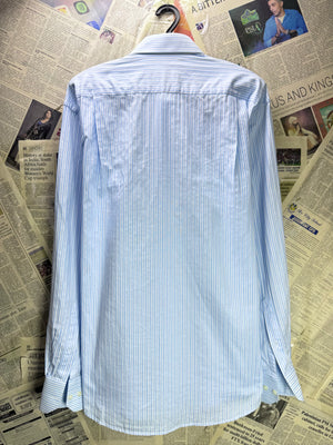 Pierre Cardin® Medium | Chest: 22" | Blue | Shirts | Cotton | 4676 - Genuine Maal
