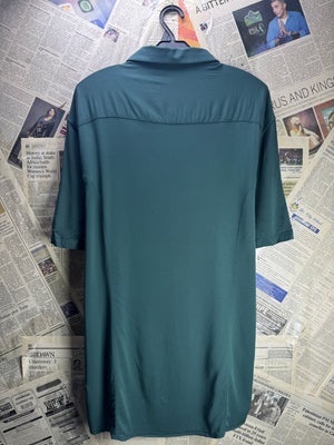 Asos® Large | Chest: 23" | Green | Shirt | Viscose - Elastane | 4854 - Genuine Maal