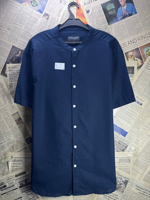 Primark® Large | Chest: 23.5" | Blue | Regular Fit Shirt | Cotton | 4853 - Genuine Maal
