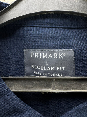 Primark® Large | Chest: 23.5" | Blue | Regular Fit Shirt | Cotton | 4853 - Genuine Maal