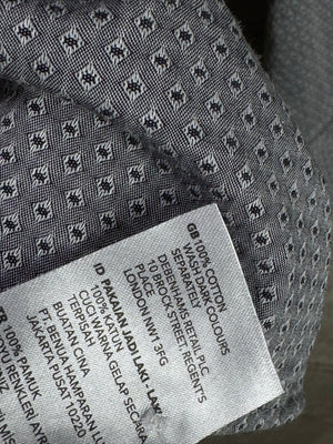 Jeff Banks® Small | Chest: 21" | Grey | Shirt | Cotton | 3344 - Genuine Maal