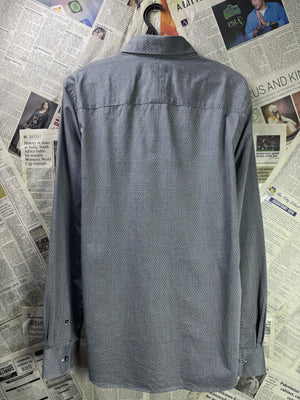 Jeff Banks® Small | Chest: 21" | Grey | Shirt | Cotton | 3344 - Genuine Maal