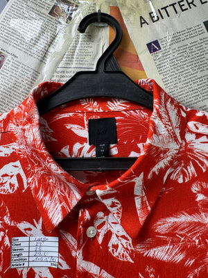 H&M® Large | Chest: 23" | Burnt Orange | Shirt | Viscose | 3340 - Genuine Maal